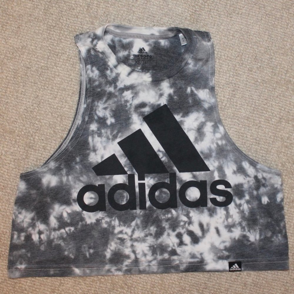 ADIDAS TIE DYE CROPPED TANK